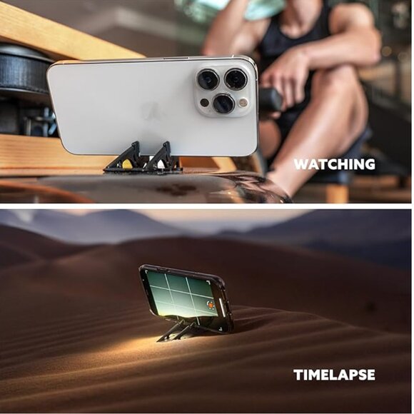 GEOMETRICAL Pocket Tripod Pro - Foldable Credit-Card-Size Phone Stand - Picture 4 of 7